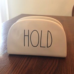 “Hold” Rae Dunn Napkin Holder